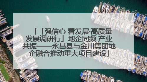 「强信心 看发展·高质量发展调研行」地企同频 产业共振——永昌县与金川集团地企融合推动重大项目建设