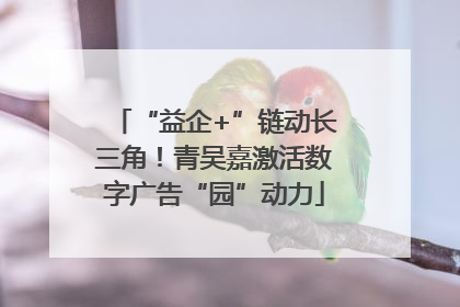 “益企+”链动长三角！青吴嘉激活数字广告“园”动力