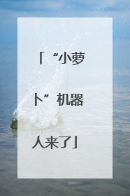 “小萝卜”机器人来了