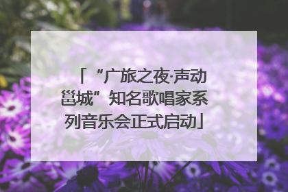 “广旅之夜·声动邕城”知名歌唱家系列音乐会正式启动