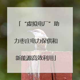 “虚拟电厂”助力枣庄电力保供和新能源高效利用