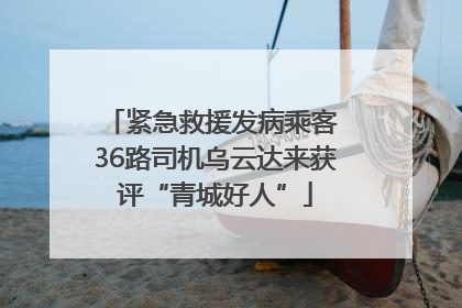 紧急救援发病乘客 36路司机乌云达来获评“青城好人”