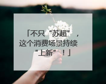 不只“苏超”，这个消费场景持续“上新”！