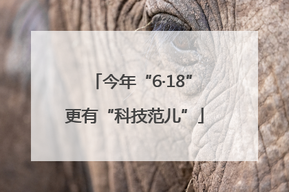 今年“6·18”更有“科技范儿”