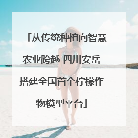 从传统种植向智慧农业跨越 四川安岳搭建全国首个柠檬作物模型平台
