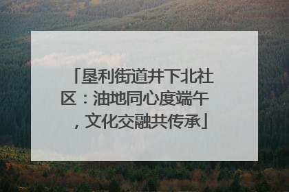 垦利街道井下北社区：油地同心度端午，文化交融共传承