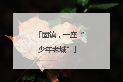 固镇，一座“少年老城”