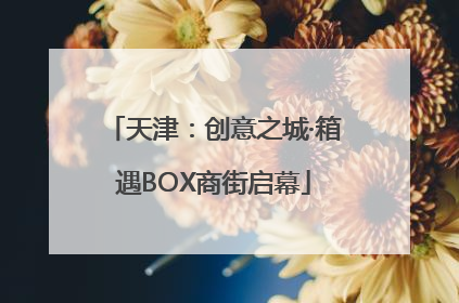 天津：创意之城·箱遇BOX商街启幕