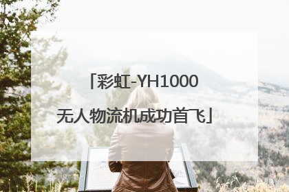 彩虹-YH1000无人物流机成功首飞