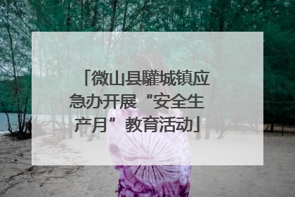 微山县驩城镇应急办开展“安全生产月”教育活动