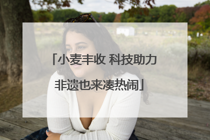 小麦丰收 科技助力 非遗也来凑热闹