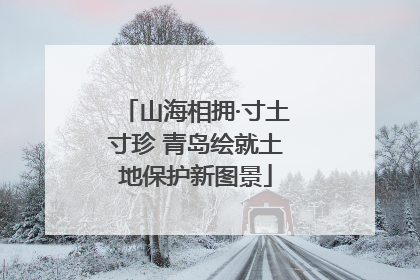 山海相拥·寸土寸珍 青岛绘就土地保护新图景
