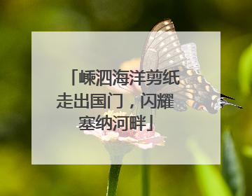 嵊泗海洋剪纸走出国门，闪耀塞纳河畔
