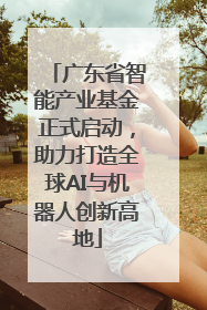 广东省智能产业基金正式启动，助力打造全球AI与机器人创新高地