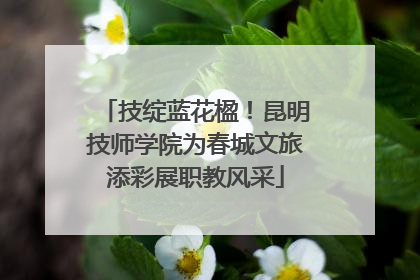 技绽蓝花楹！昆明技师学院为春城文旅添彩展职教风采