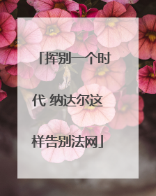 挥别一个时代 纳达尔这样告别法网