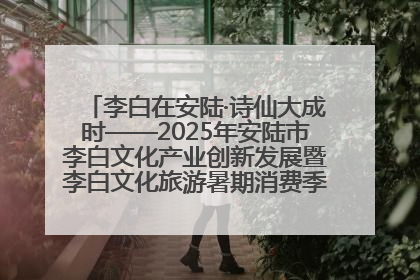 李白在安陆·诗仙大成时——2025年安陆市李白文化产业创新发展暨李白文化旅游暑期消费季活动在武汉启幕