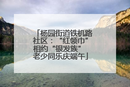 杨园街道铁机路社区：“红领巾”相约“银发族” 老少同乐庆端午