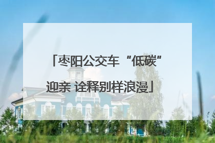枣阳公交车“低碳”迎亲 诠释别样浪漫