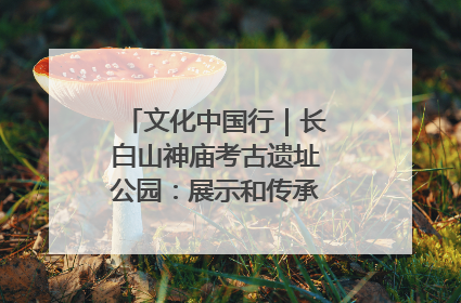 文化中国行｜长白山神庙考古遗址公园：展示和传承多民族文化交融