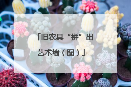 旧农具“拼”出艺术墙（图）