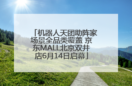 机器人天团助阵家场景全品类覆盖 京东MALL北京双井店6月14日启幕