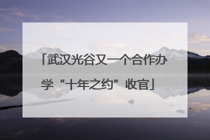 武汉光谷又一个合作办学“十年之约”收官