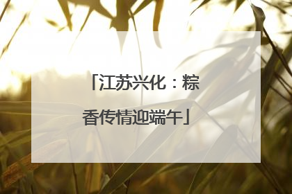 江苏兴化：粽香传情迎端午