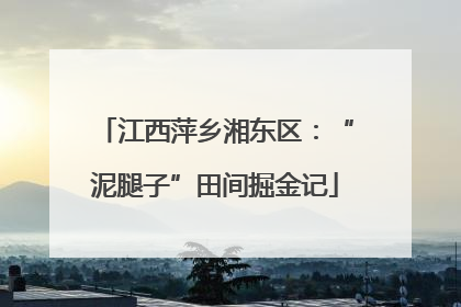 江西萍乡湘东区：“泥腿子”田间掘金记
