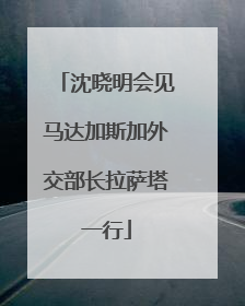 沈晓明会见马达加斯加外交部长拉萨塔一行