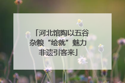 河北馆陶以五谷杂粮“绘就”魅力非遗引客来