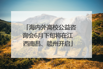 海内外高校公益咨询会6月下旬将在江西南昌、赣州开启