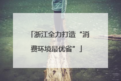 浙江全力打造“消费环境最优省”