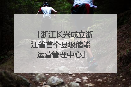 浙江长兴成立浙江省首个县级储能运营管理中心