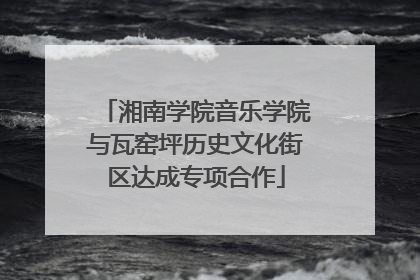 湘南学院音乐学院与瓦窑坪历史文化街区达成专项合作