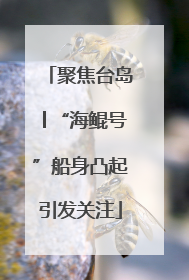 聚焦台岛│“海鲲号”船身凸起引发关注