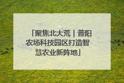 聚焦北大荒｜普阳农场科技园区打造智慧农业新阵地