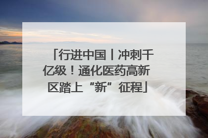 行进中国丨冲刺千亿级！通化医药高新区踏上“新”征程
