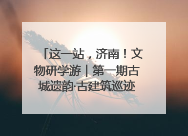 这一站，济南！文物研学游｜第一期古城遗韵·古建筑巡迹之旅圆满结束