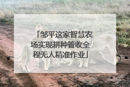 邹平这家智慧农场实现耕种管收全程无人精准作业