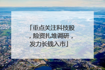 重点关注科技股，险资扎堆调研，发力长钱入市