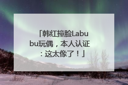 韩红撞脸Labubu玩偶，本人认证：这太像了！