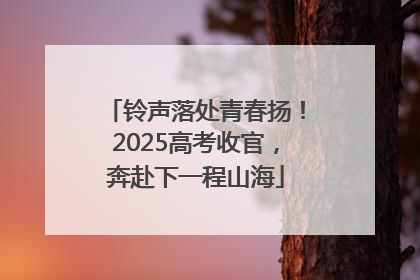 铃声落处青春扬！2025高考收官，奔赴下一程山海