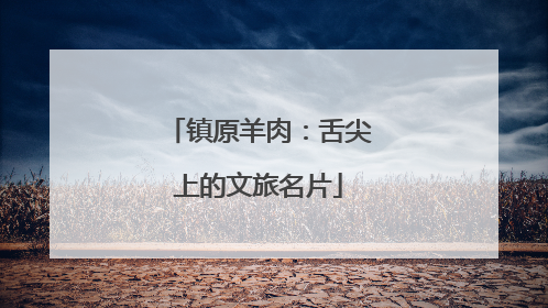 镇原羊肉：舌尖上的文旅名片