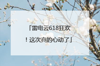 雷电云618狂欢！这次真的心动了