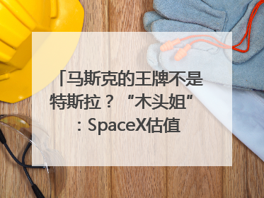 马斯克的王牌不是特斯拉？“木头姐”：SpaceX估值五年后可达2.5万亿美元！