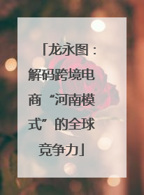 龙永图：解码跨境电商“河南模式”的全球竞争力