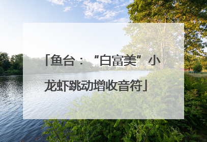 鱼台：“白富美”小龙虾跳动增收音符