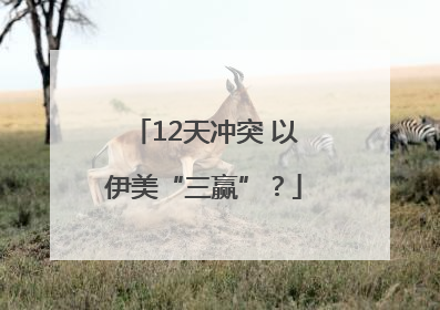 12天冲突 以伊美“三赢”？