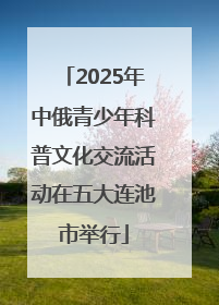 2025年中俄青少年科普文化交流活动在五大连池市举行